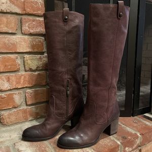 Vince Camuto Gianna Tall Brown Riding Boots 9.5 Western
